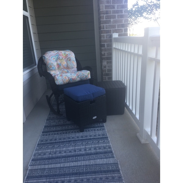 Top Product Reviews For Keter Luzon Rezolith Flexitone All Weather Patio Storage Table 20464963 Overstock