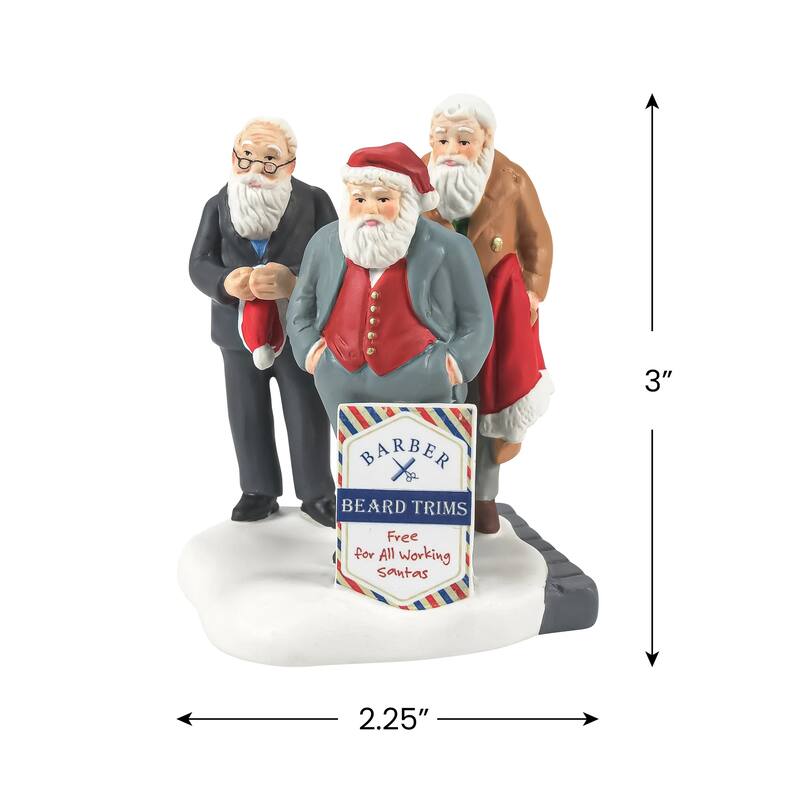 Department 56 Christmas In The City A Shave In Time For Christmas Figure - 6013407