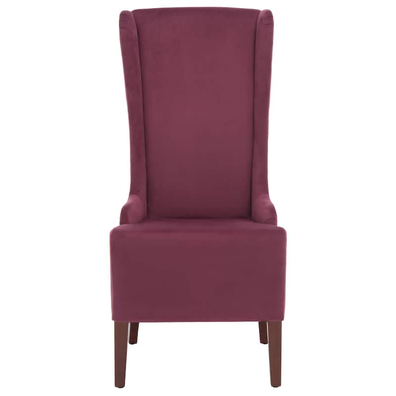 SAFAVIEH Iesha Bacall Velvet Dark Champagne Dining Chair - 24" x 28.3" x 47" - 24"Wx28"Dx47"H