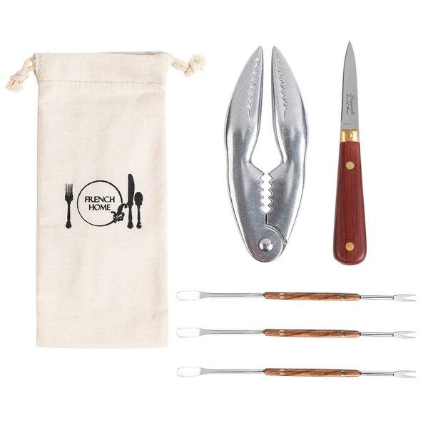 slide 2 of 4, French Home 6-Piece Essential Seafood Utensil Set