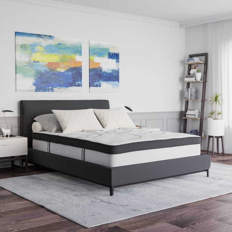 12" Hybrid Pocket Spring Mattress, Mattress in a Box - Premium Mattress