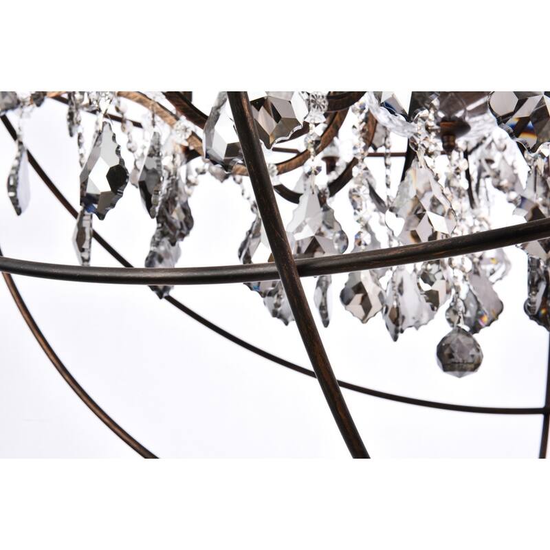 Royce Edge 18 light Dark Bronze Chandelier