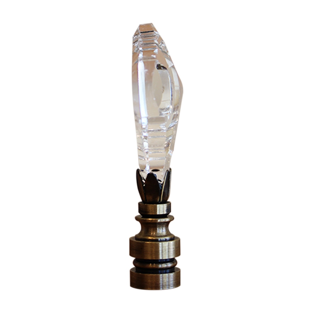 Swarovski crystal sales lamp finials