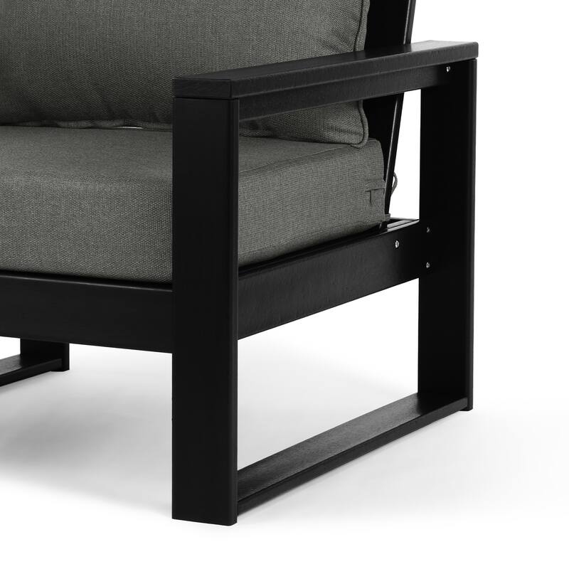 Endless Patio 5-Piece Deep Seating Set with Black Frame