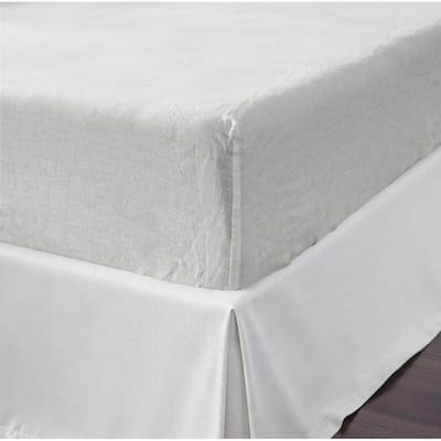 White Linen Queen Fitted sheet