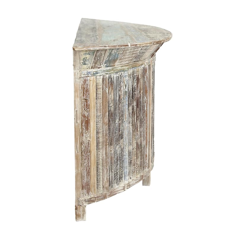 Magnesium Oxide Outdoor Accent Table - Brown - Roche River Decor