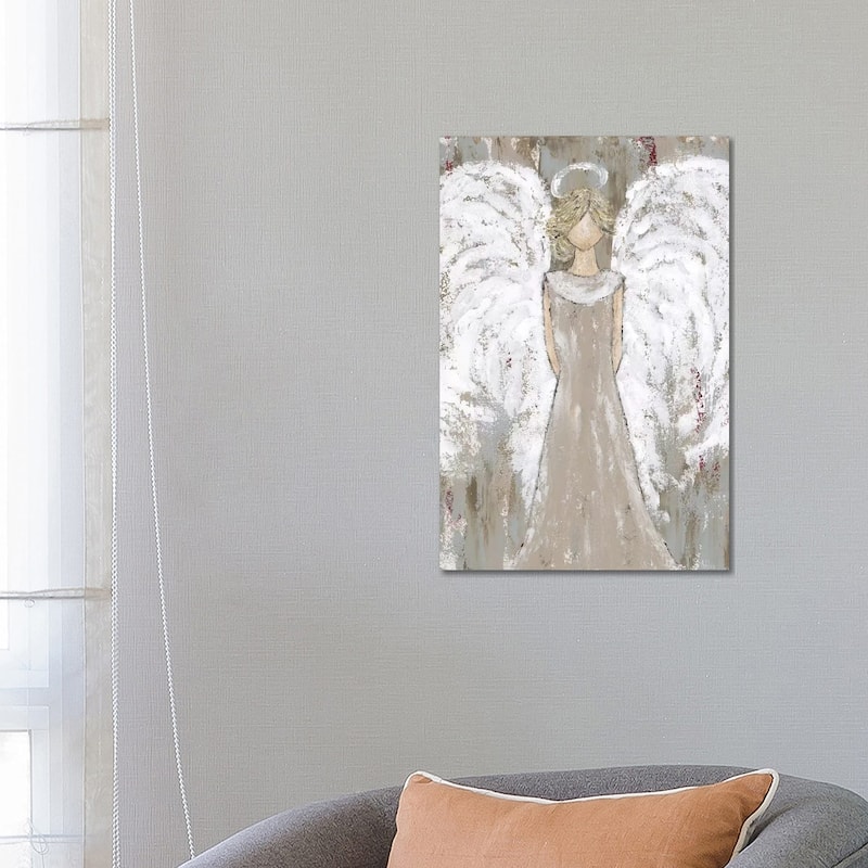 iCanvas "Farmhouse Guardian Angel" by Ashley Bradley Canvas Print - 26x18x1.5