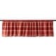 preview thumbnail 62 of 109, Window Valance Autumn Spice Plaid