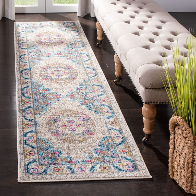 SAFAVIEH Madison Lidia Vintage Boho Oriental Medallion Rug