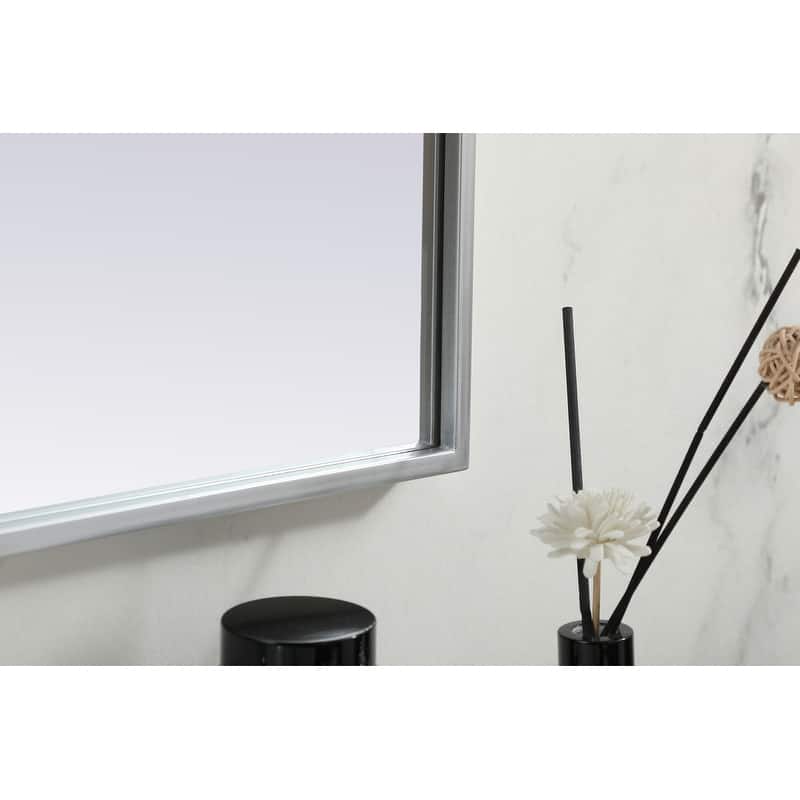Indigo Home Metal Frame Arch Mirror 42x30 Inch