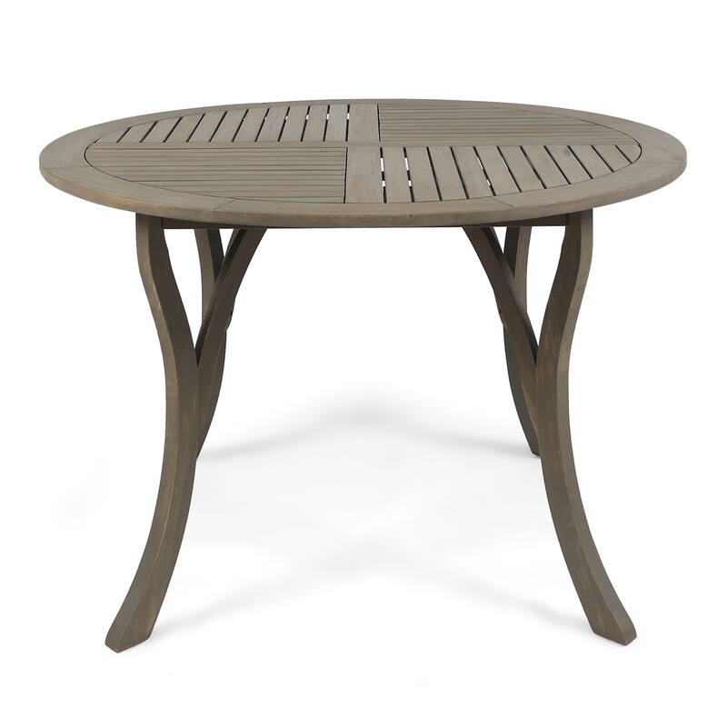 outdoor acacia wood table - Grey