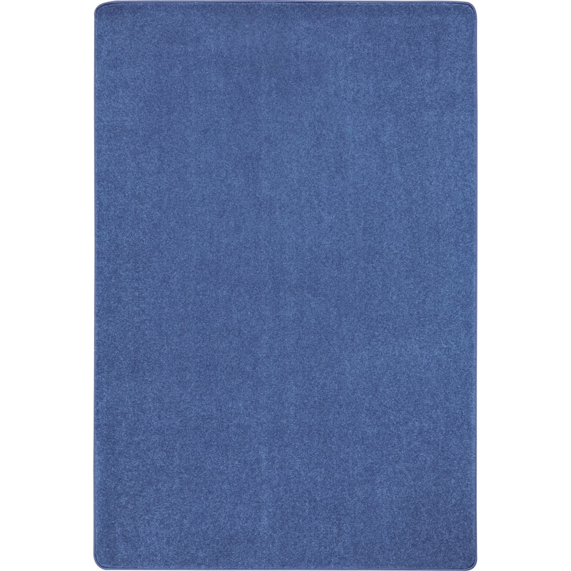 Just Kidding Oval Educational Polyester Area Rug