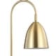 preview thumbnail 7 of 10, Vaughn 26" Gold Arched Metal with Marble Base LED Table Lamp, Brass Gold/White by JONATHAN Y