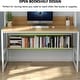 preview thumbnail 4 of 34, 47 Inches Computer Desk with Hutch and Bookshelf, Home Office Desk