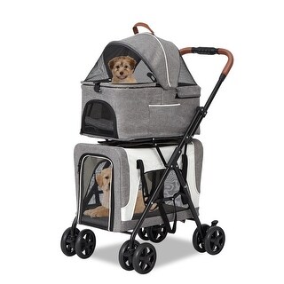 louis vuitton dog stroller
