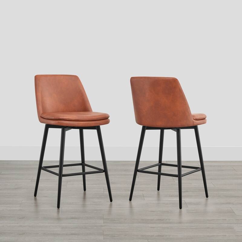 Ariel Counter Height Swivel Barstool Set
