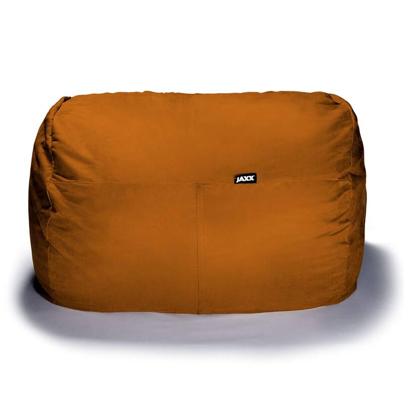 Jaxx 5.5 Foot Lounger Bean Bag Loveseat For Adults - Microsuede