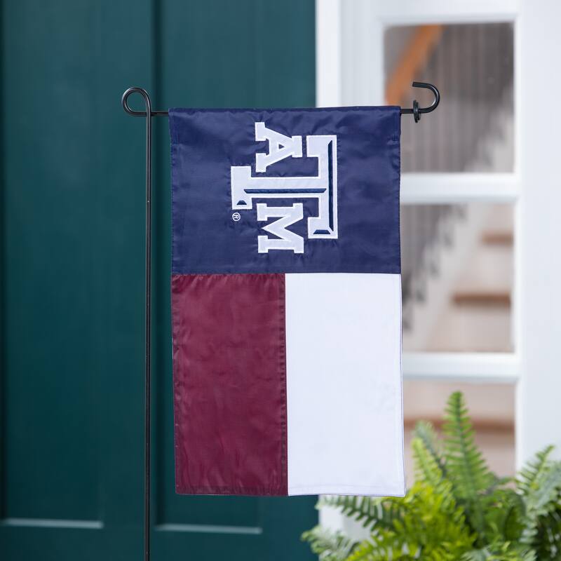 Applique Flag, Garden, Texas A&M