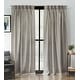 preview thumbnail 11 of 31, ATI Home Loha Light Filtering Pinch Pleat Curtain Panel Pair