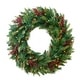 preview thumbnail 8 of 9, Woodland Berry Wreath B/O LED Lights (24", 30", 36")