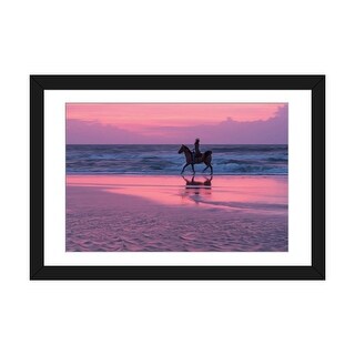 iCanvas "Rider On The Beach" by Janet Fikar PFA - Bed Bath & Beyond ...