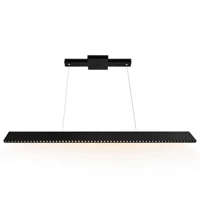 Bellagio 45 in LED Integrated Black Chandelier