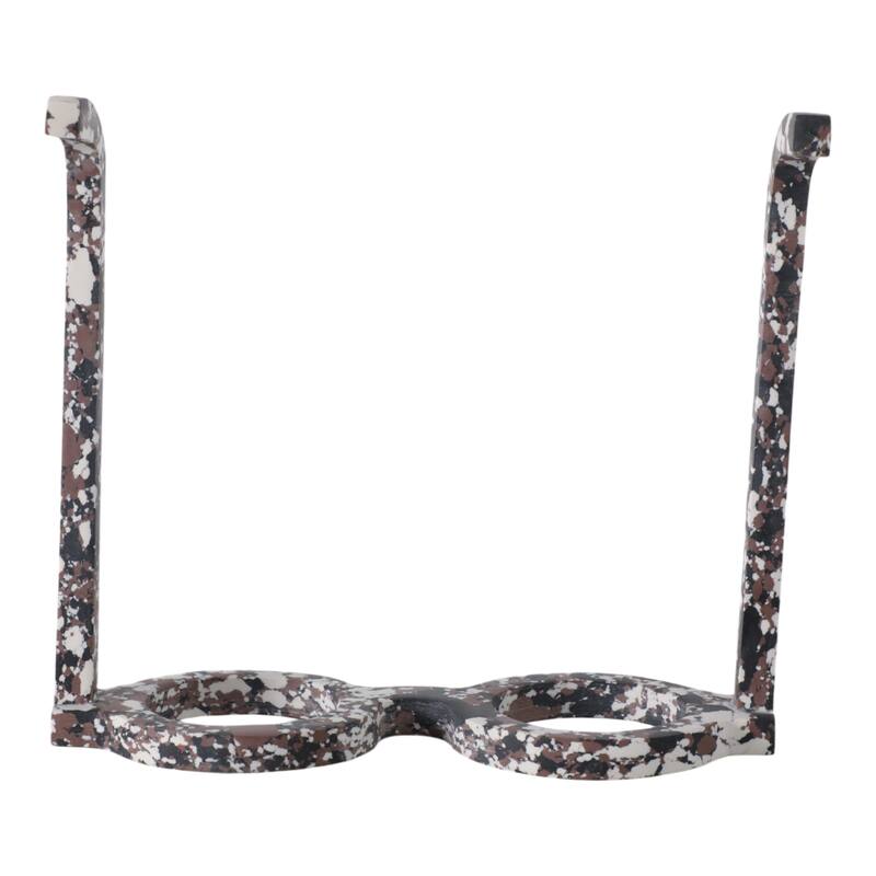 Stone Decorative Object Unique Eyewear Shape with Sculptural Design - 9" x 8" x 3"