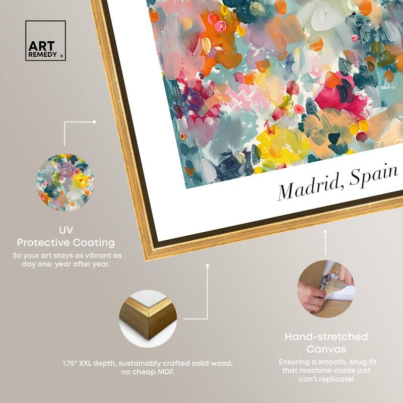 Retiro Park Canvas by Art Remedy