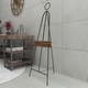 preview thumbnail 11 of 24, Black Iron Metal Modern Industrial Art Portrait Display Floor Easel