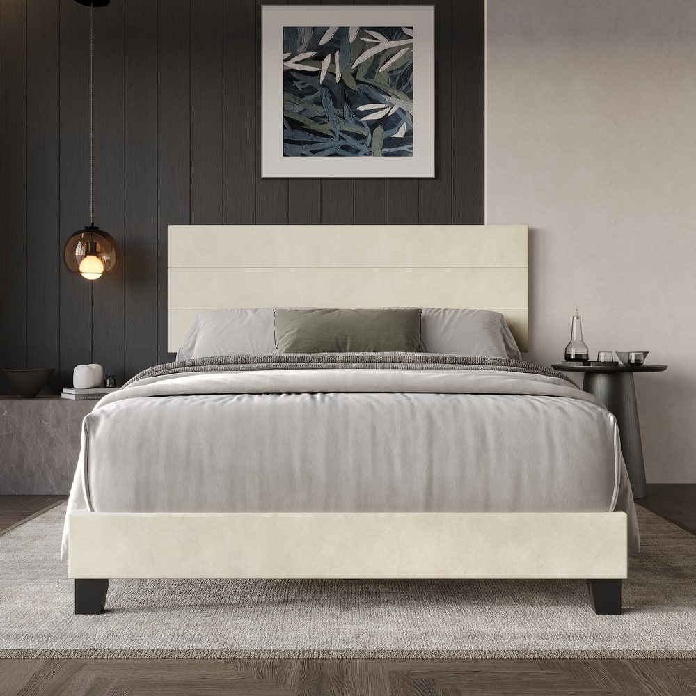 Clayfell Vallejo Upholstered Panel Bed