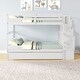 preview thumbnail 19 of 25, Modern & Clean Design Twin over Twin Bunk Beds With Twin Trundle and Stairway Storage Function