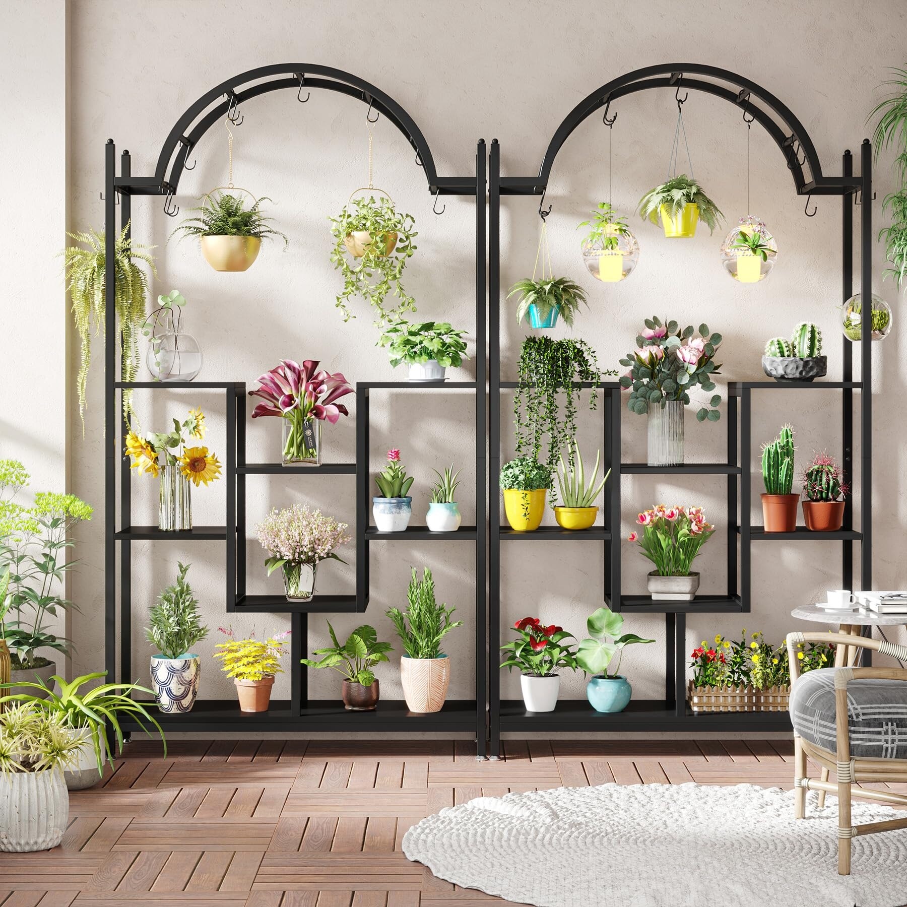 H.W.F PLANTER STAND”HIGH“ 5-Tier-Tall-Indoor-Plant-Stand