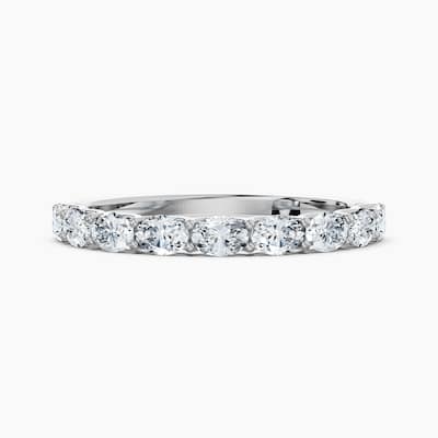 Auriya 14k Gold Oval East-West Lab Grown Diamond Half Eternity Band 0.90 - 3.75 ct. tw. (F-G, VS)