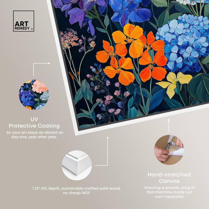 Twilight Blossoms I Canvas by Art Remedy