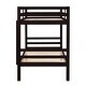 preview thumbnail 29 of 41, Twin over Twin Wooden Bunk Bed,High Guardrail,Ladder,Kids Teens,Dorm