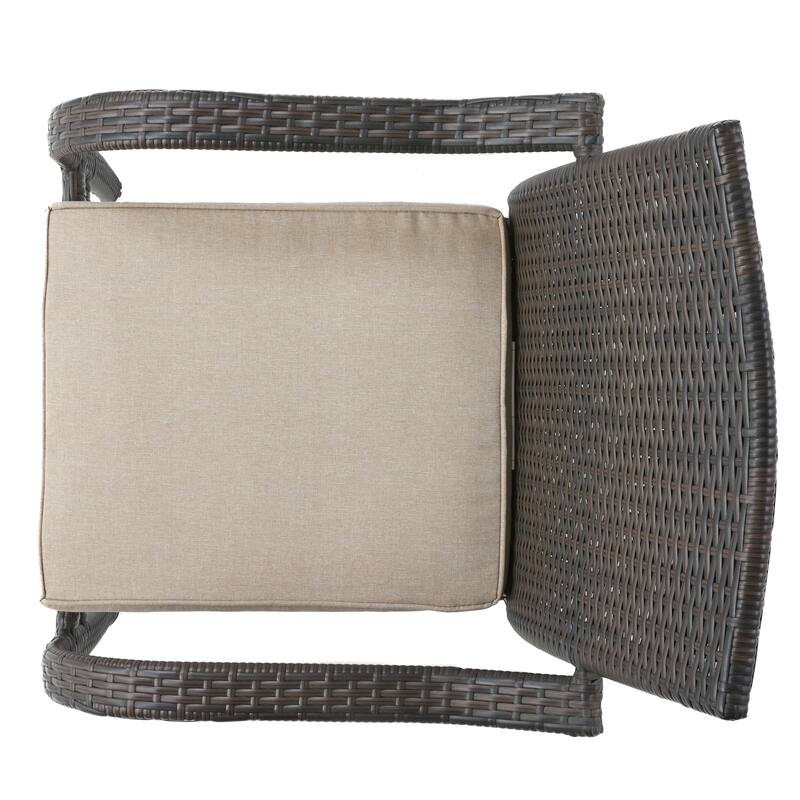 San Pico Outdoor Wicker Chairs (Set of 4) by Christopher Knight Home