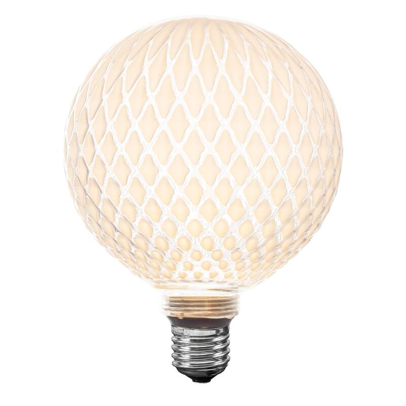 Festive Living LED G125 + COB Bulb Indoor/Outdoor Covered Edison Bulbs, E26 Base - Diamond Luxe - Large - String Lights