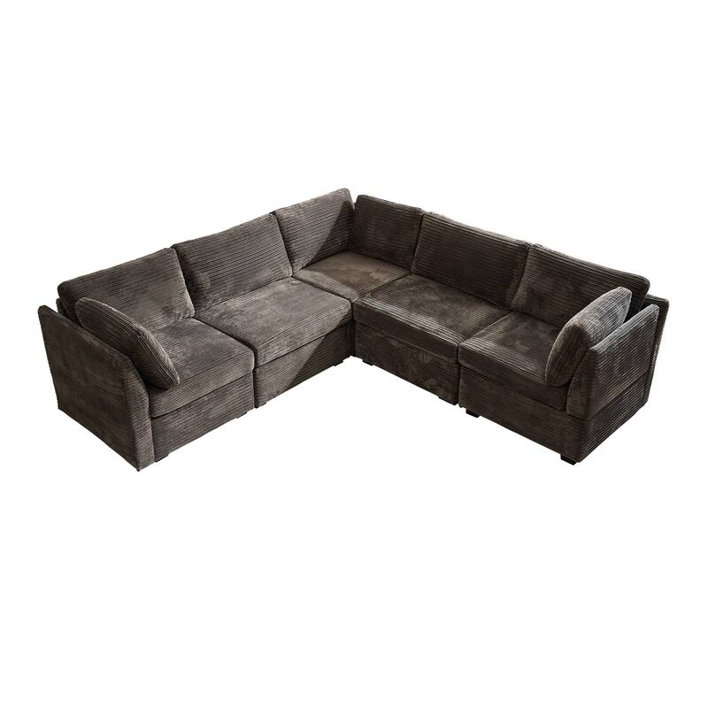 OVIOS Lazy Living L-Shaped Sofa