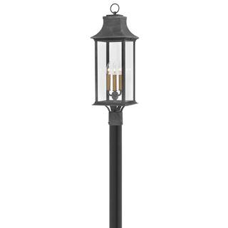 Hinkley Lighting Adair 3 Light 27.75" Tall Heritage Post Light with