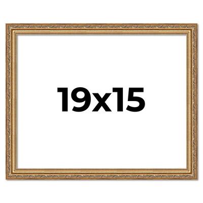 19x15 Frame Red Solid Wood Picture Frame Width 1.75 Inches | Interior Frame Depth 1 13/16 Inches