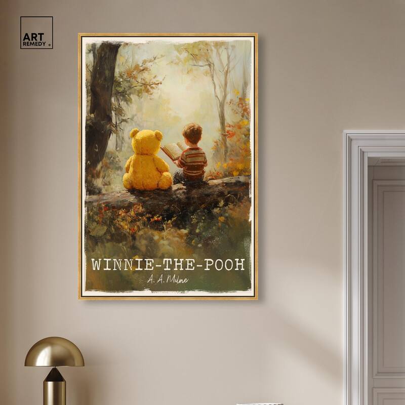 Classic Winnie the Pooh Canvas by Art Remedy