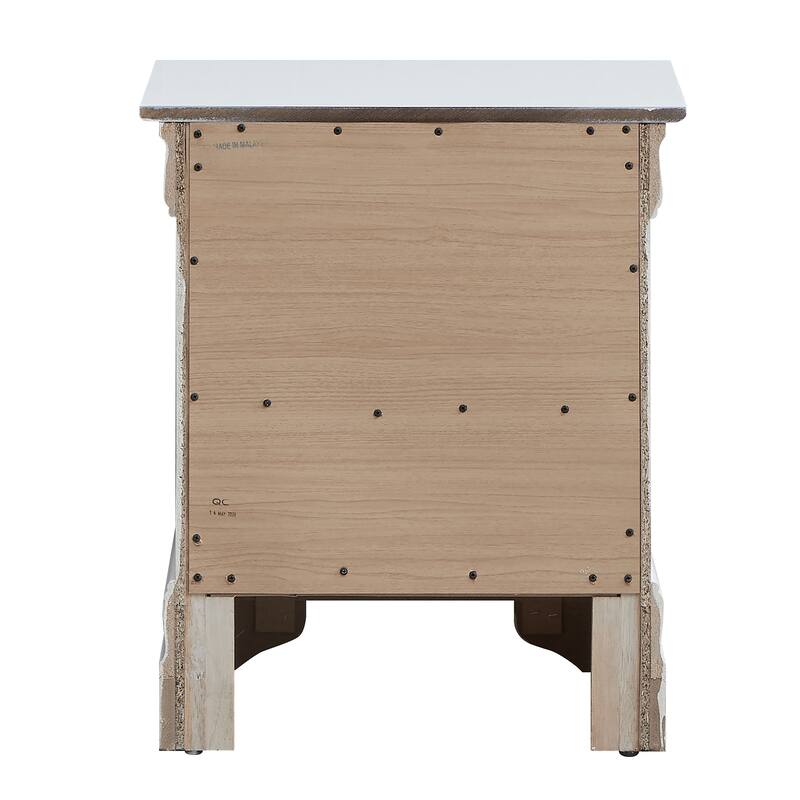 Lorana 2-drawer Wooden Nightstand