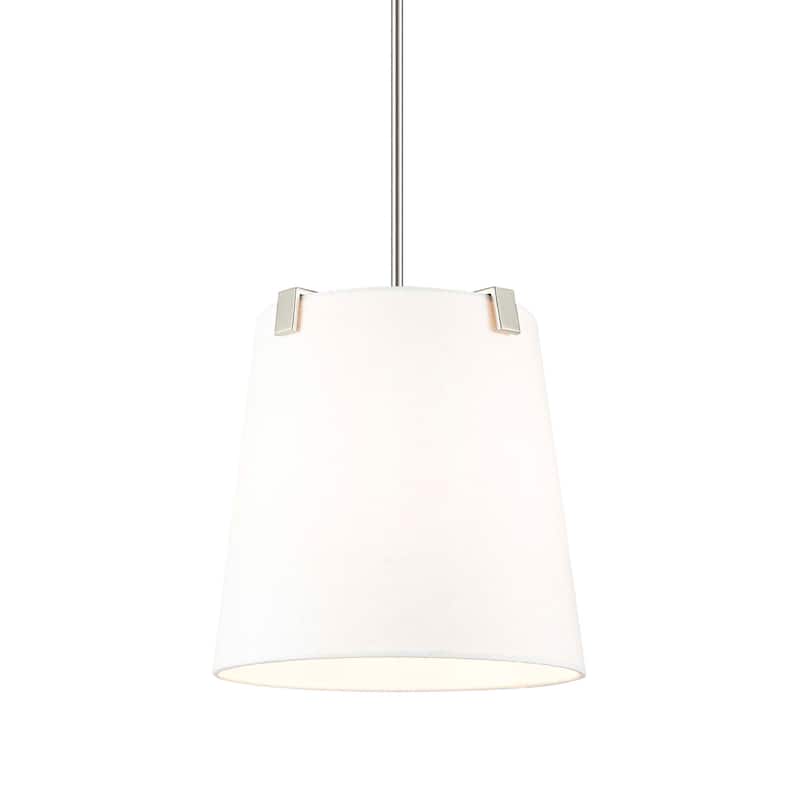 Z-Lite 3501P13 Weston 3 Light 13" Wide Pendant with Shade - Brushed Nickel