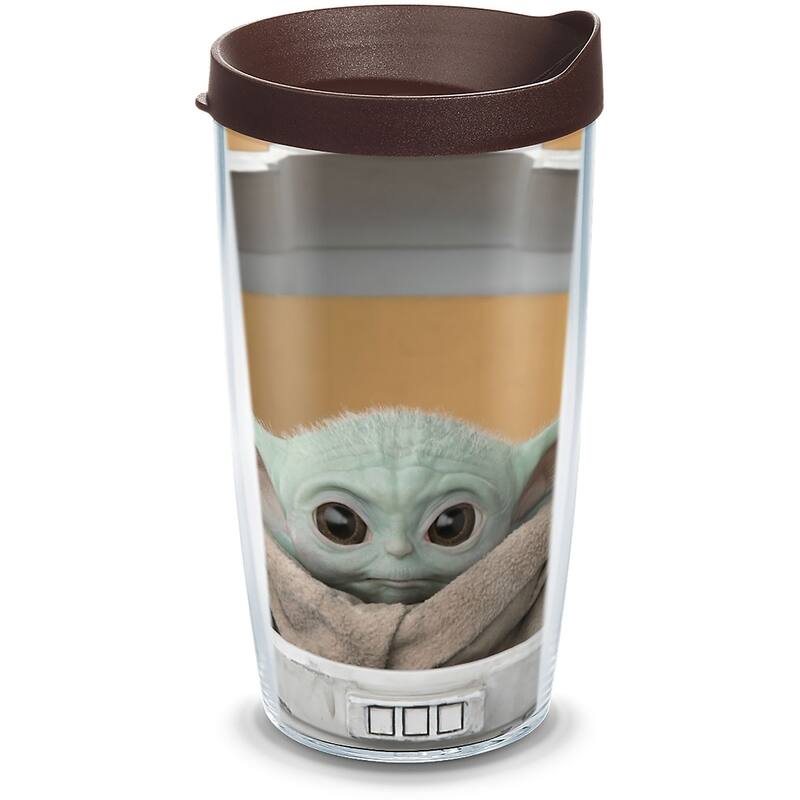 Tervis Star Wars - The Mandalorian Child Stare Made in USA Double Walled Insulated Travel Tumbler, Classic - 16oz