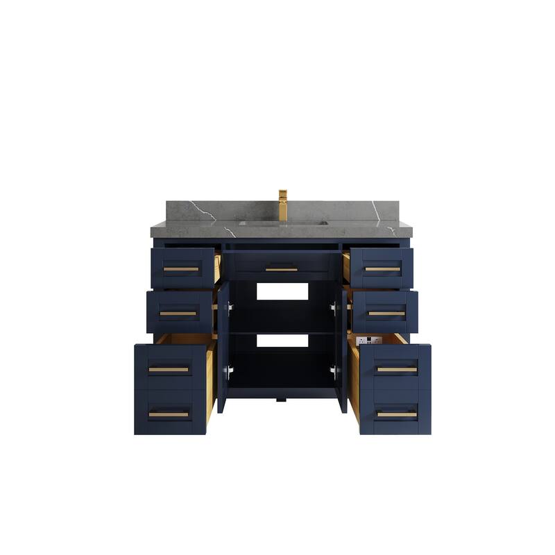 Willow Collections 48 in. W x 22 in. D Cambridge Single Sink Bathroom Vanity with Countertop