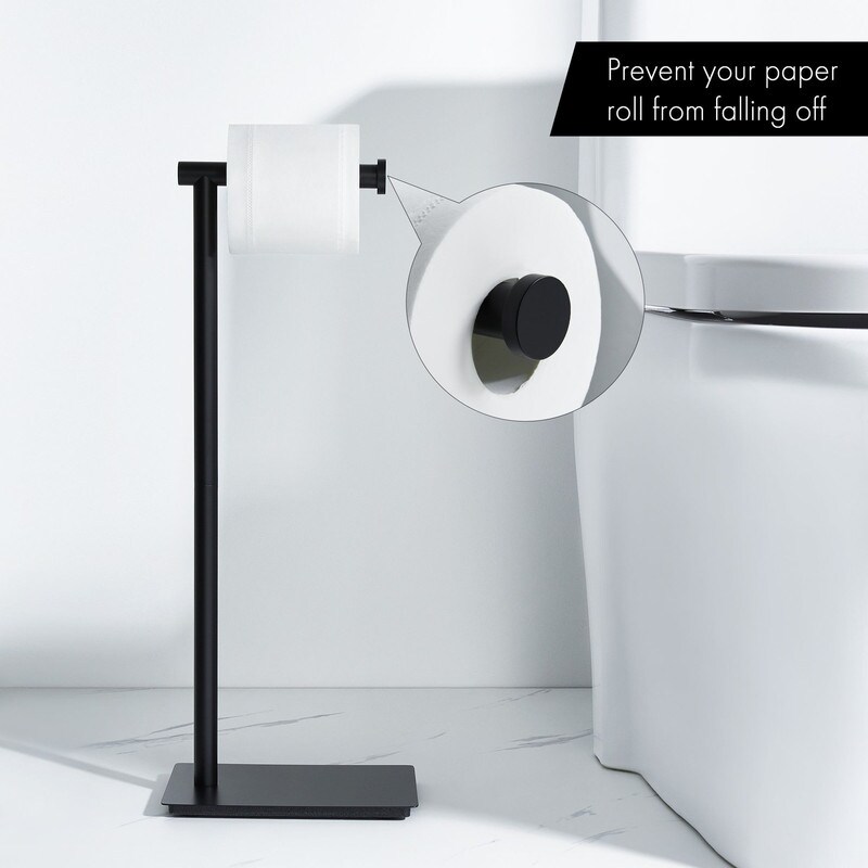 Free Standing Toilet Paper Holder for Bathroom - On Sale - Bed Bath &  Beyond - 36976491