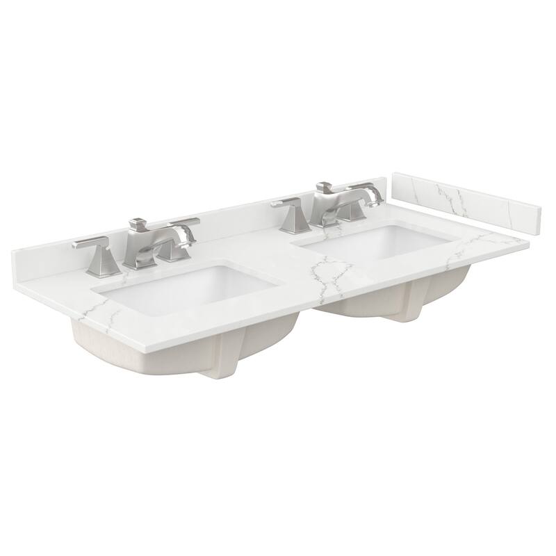 Wyndham Collection WCFQC348DTOPUNS-Q 48" Quartz Vanity Top with - Giotto Quartz - Colored