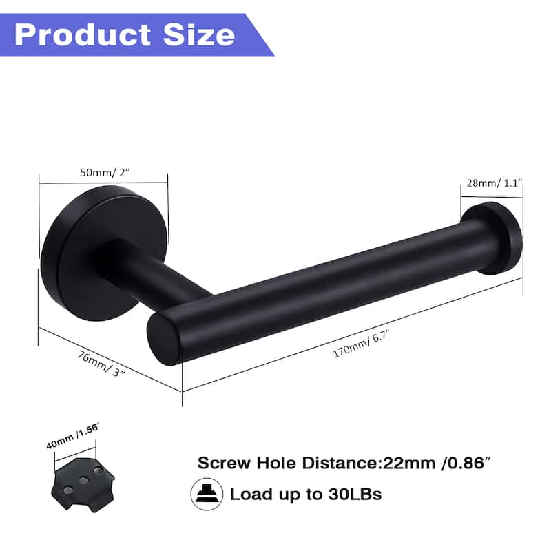 AITINKAN Wall Mounted Toilet Paper Holder Tissue Roll Holder