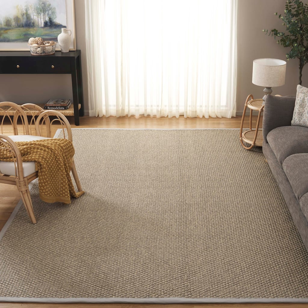 SAFAVIEH Napa Faux Sisal Meret Washable Indoor/Outdoor Rug - Weather Resistant & Easy Cleaning
