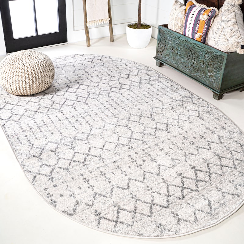 JONATHAN Y Modern HYPE Boho Vintage Diamond Area Rug